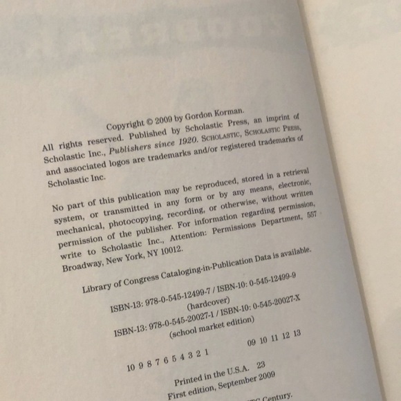 Swindle and Zoobreak Gordon Korman Middle Grade Children’s Adventure Hardcover - Picture 12 of 16